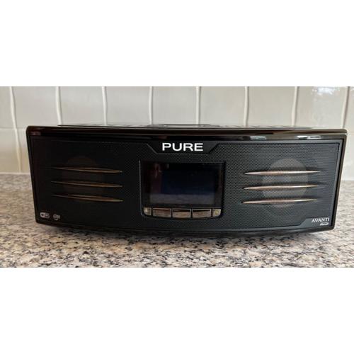 PURE AVANTI Flow - Radio-réveil avec socle Apple Dock - 75 Watt