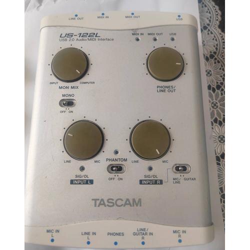 Interface audio Tascam us-122L