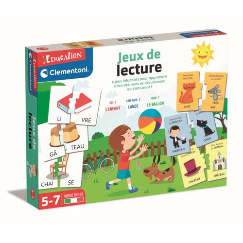 Éducation Clementoni Jeux De Lecture