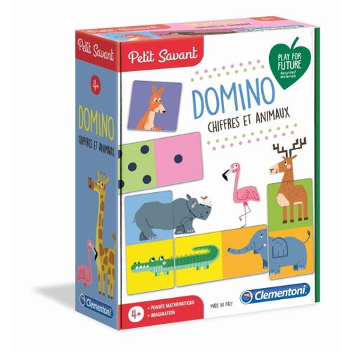 Petit Savant Classique Domino Chiffres Et Animaux
