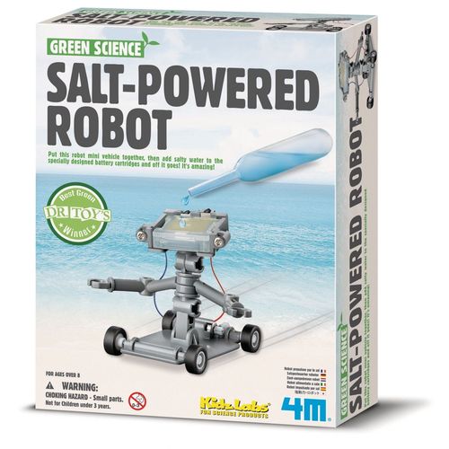 4m 4m Kidzlabs Green Science - Robot Propulsé Au Sel
