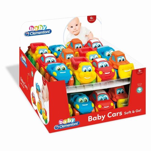 Baby Clementoni Display Voitures Soft & Go