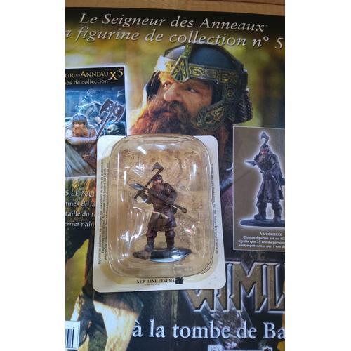 Collection Figurine Seigneur Des Anneaux 05 Eaglemoss : Gimli Avec Fascicule