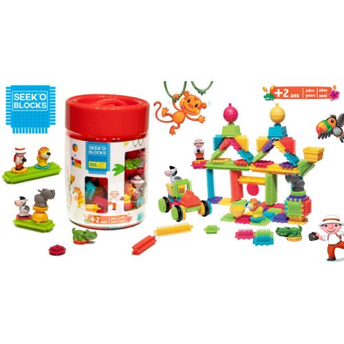 D'arpeje Baril Jungle 5 Personnages 100 Pcs