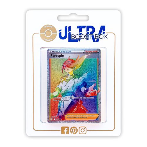 Percupio 211 196 Dresseur Arc En Ciel Secr Te - Ultraboost X Epée Et Bouclier 11 Origine Perdue - Coffret De 10 Cartes Pokémon Françaises