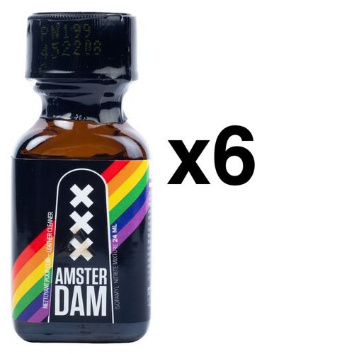 Poppers Amsterdam Rainbow 24ml Lot De 6 Flacons