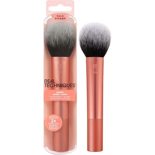 Ershi-Real Techniques Pinceau De Maquillage En Poudre Ultra Pelucheux , Pour Fixer La Poudre, La Poudre Bronzante Et Le Fard À Jou[1306] 
