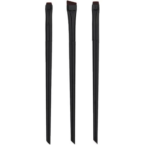 Ershi-15 Pièces Kit De Pinceaux Eyeliner Coudé Et Plat Eyeliner Sourcil Correcteur Brosse Outils De Maquillage Pour Fard À Paupièr[973] 