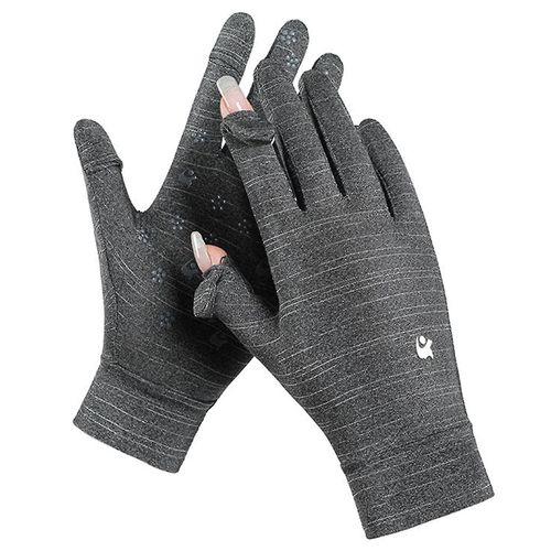 Gants D'été Élastiques Unisexes, Antidérapants, Anti-Uv, Respirants, Pour La Conduite De Vélo, Noirs