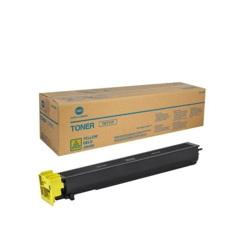 TONER D'ORIGINE KONICA MINOLTA TN711Y YELLOW