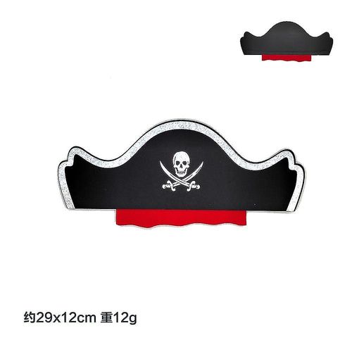 Décoration de Pirate, masque amusant, jumelles, bandeau, chapeau de Pirate, collier, mascarade, fête d'halloween, fête pour enfants AF