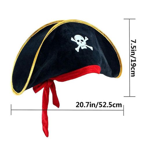 Décoration de Pirate, masque amusant, jumelles, bandeau, chapeau de Pirate, collier, mascarade, fête d'halloween, fête pour enfants S