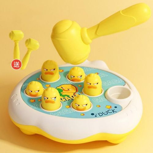 Jouets Pour Bébé 0 1 2 3 Ans Enfants Jouets Éducatifs Précoces Jouets Pour Bébé Battant 1 An Souris Au Sol Enfants Jeu D'interaction Jouets Canard (2 Marteaux)