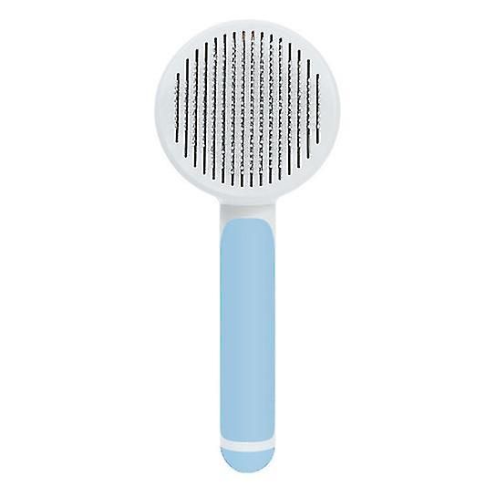 Brosse Pour Chat Pour Animaux De Compagnie, Peigne Pour Chien, Enlève Les Poils D'animaux, Brosse Autonettoyante Pour Chats Et Chiens, Élimine Les Poils Emmêlés, Produits De Beauté, Bleu