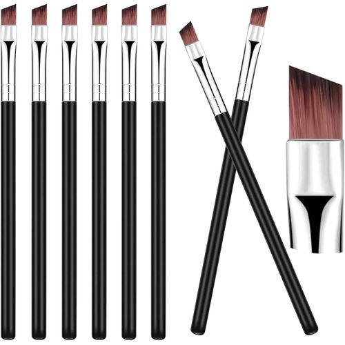 Ershi-Ensemble De 8 Pinceaux De Maquillage Pour Sourcils, Fard À Paupières, Pinceaux Cosmétiques Multifonctions, Pinceaux Pour Eye[569] 