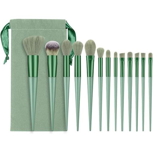 Ershi-Ensemble De Pinceaux De Maquillage,Ensemble De 13 Pinceaux De Maquillage,Pinceaux De Maquillage,Fard À Joues En Peluche,Fard[1258] 