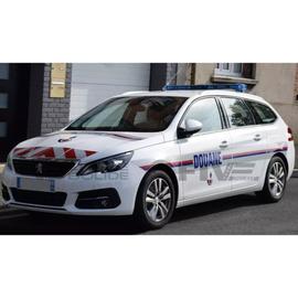 Barres de toit Profilées Aluminium Noir pour Peugeot 308 Sw Break - 5  portes - dès 2014