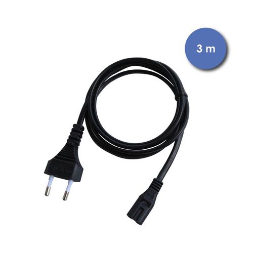 Power Acoustics Cab 2235 - Câble 3m - Shucko Femelle - Prise Électrique