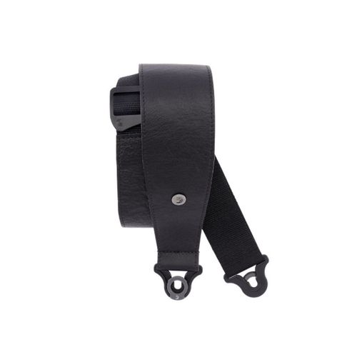 D'addario 30bal00 -Sangle Guitare Cuir Comfort Auto Lock Noire