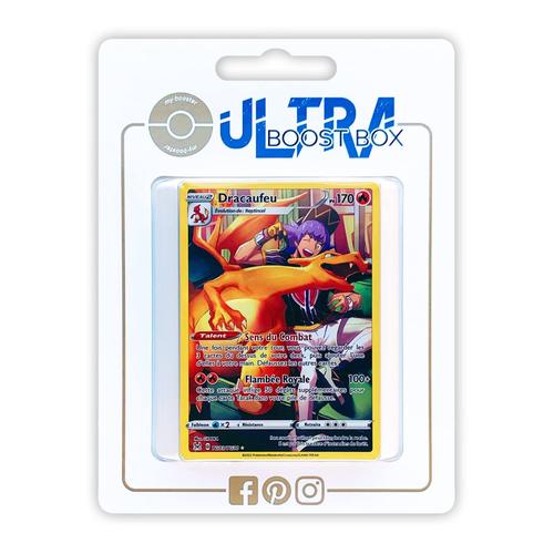 Dracaufeu Tg03 Tg30 Full Art Secr Te - Ultraboost X Epée Et Bouclier 11 Origine Perdue - Coffret De 10 Cartes Pokémon Françaises