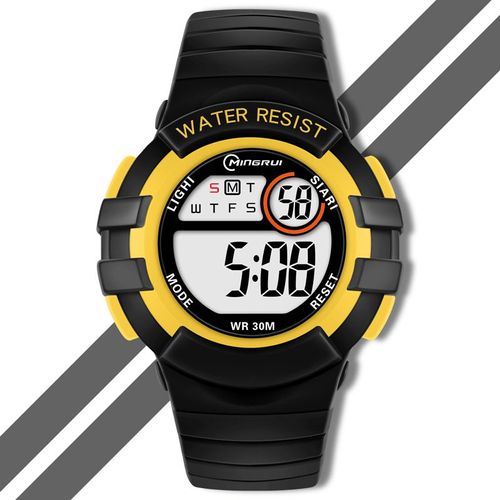Montre Enfant, Adolescents Garçons Digitale Extérieur Sport 30m Etanche Multifonction Montre Et Protection Environnementale Non Toxique, Alarme Et Calendrier Date Minuteur