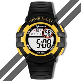Montre Enfant, Adolescents Garçons Digitale Extérieur Sport 30m Etanche Multifonction Montre Et Protection Environnementale Non Toxique, Alarme Et Calendrier Date Minuteur