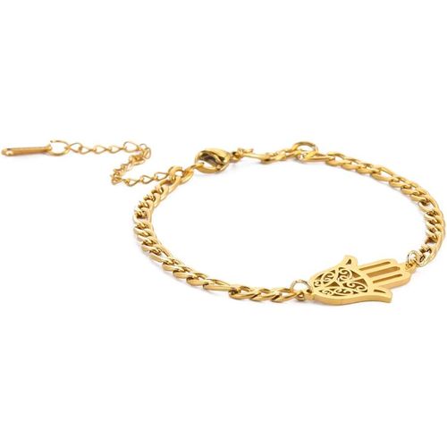 Kal-Bracelet Amulette De Cheville Réglable Avec Pendentif Main De Fatma