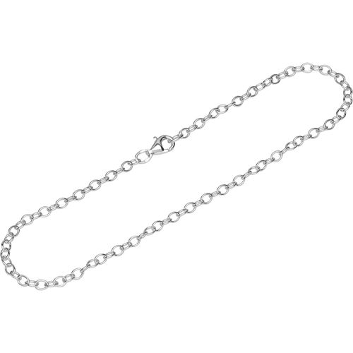 Kal-Chaîne De Cheville En Argent Sterling 925 26cm Entretoise Chaîne D'ancre Femme Brillante Nouveau 12587