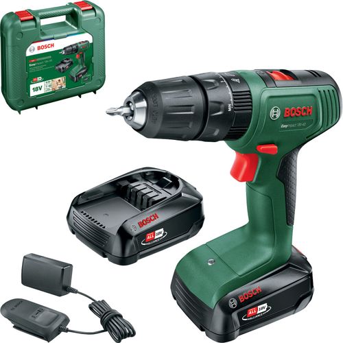 1 XPERCEUSE BOSCH-V 18VP 2 BATT. 2AH IMPACT FACILE