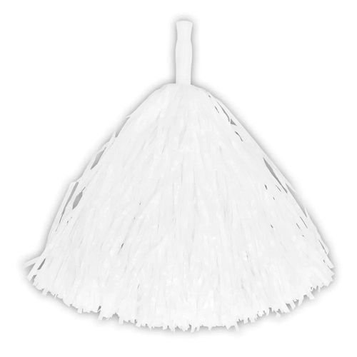 Pompon Cheerleading 34cm Blanc