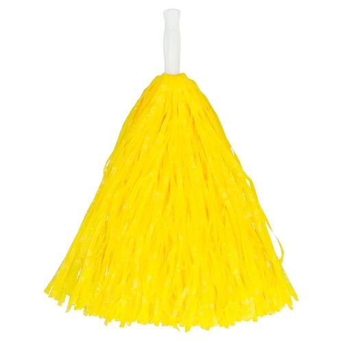 Pompon Cheerleading 34cm Jaune Vif