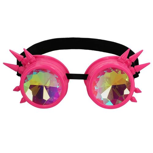 Paire De Lunettes Festival Rose Fluo Adulte