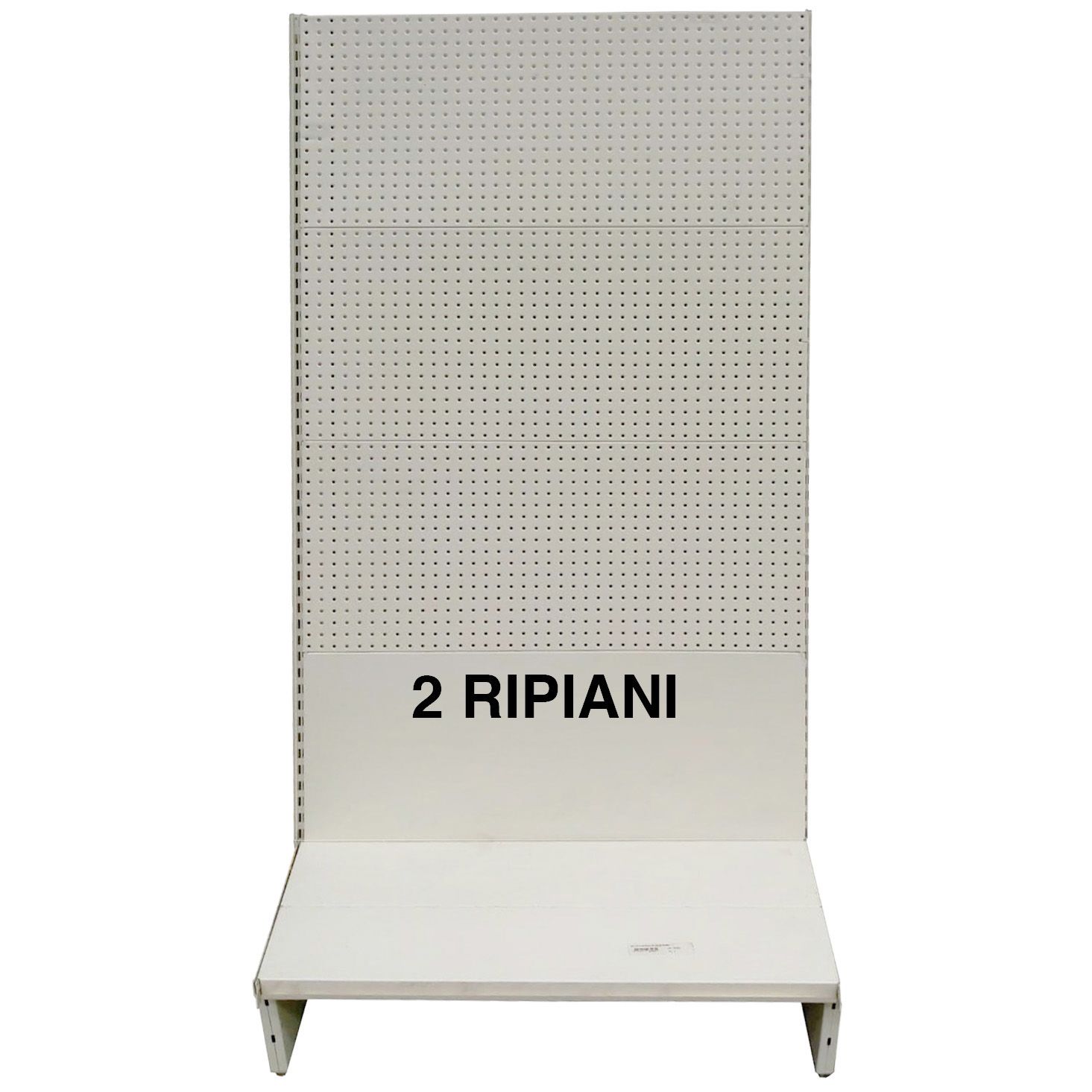 1 XETAGERE MURALE 200X40X205H GRIS 2 ETAGERES