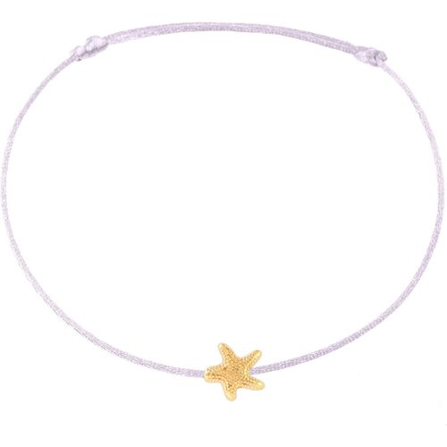 Kal-Bracelet De Cheville Pour Femme Avec Étoile De Mer - Taille Réglable - Fabriqué À La Main En Allemagne - Avec Emballage Cadeau