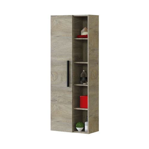 1 X KIT COLONNE SALLE DE BAINS ATHENA 1 PORTE+5 ESPACES SUSPENDU.