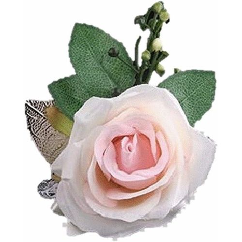 Kal-Bijou De Cheveux Pour Mariée - Bijou De Tête - Fleur De Poitrine - Fleurs - Barrette À Cheveux Pour Femme - Accessoires Avec Épingles À Nourrice