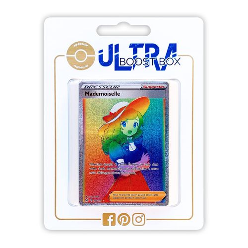 Mademoiselle 208 196 Dresseur Arc En Ciel Secr Te - Ultraboost X Epée Et Bouclier 11 Origine Perdue - Coffret De 10 Cartes Pokémon Françaises