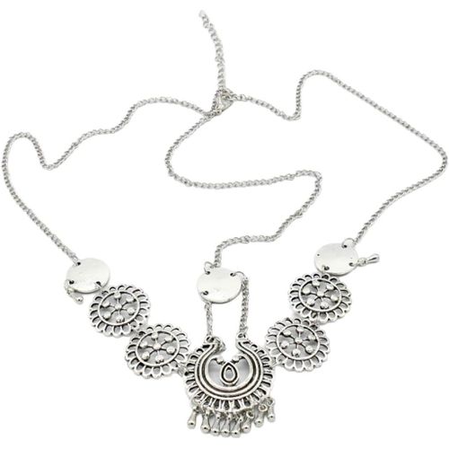 Kal-Chaîne De Tête Bohème Vintage - Accessoire De Cheveux Vintage, Gland Princesse Chaîne Bijoux, Bijou De Cheveux Pour Festival Mariée