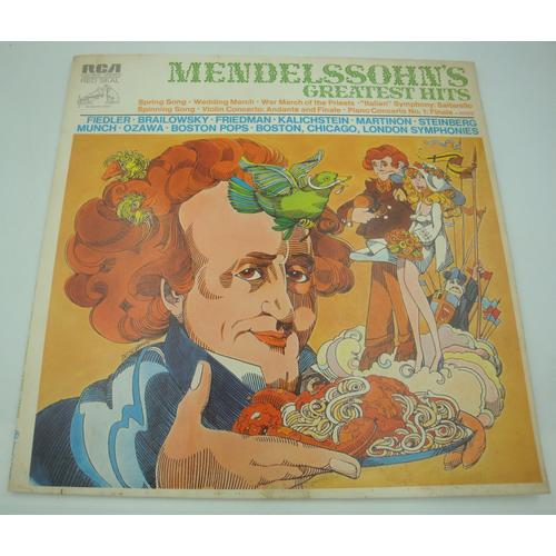 Fedler/Brailowsky/Friedman - Mendelssohn's Greatest Hits Lp 1972 Rca Us - Spring Song