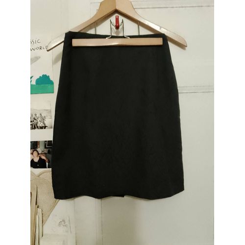 Jupe Grise Motifs Cousues Noirs 32 Xxs Vintage Années 90 Jus D Orange.