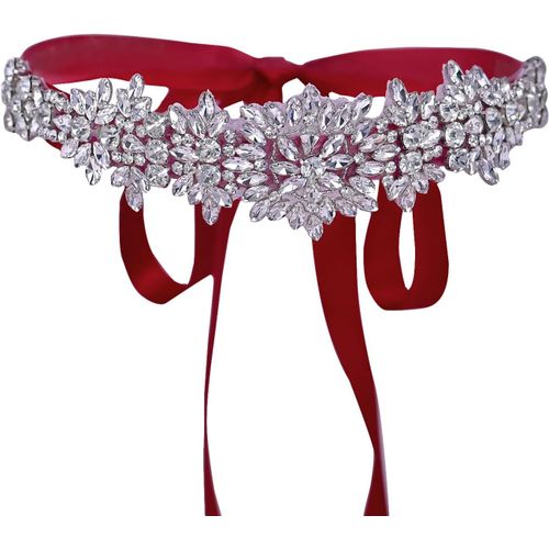 Kal-Ceinture De Mariage En Cristal Pour Femme - Ceinture De Mariée Avec Strass