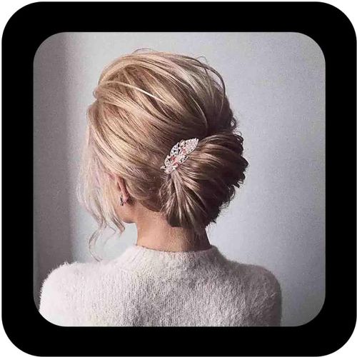 Kal-Cristal Peacock Hair Clip Barrette Or Strass Hair Barrette Clip Crystal Wedding Headpieces Cz Peacock Head Clip Headwear Bride Hair Accessories For Women And Girls