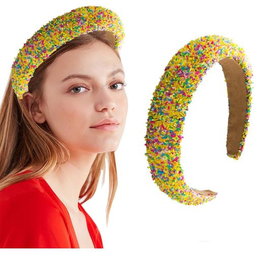 Kal-Bandeaux Rembourrés Pour Femme - Pour Mariage, Anniversaire, Bal De Fin D'année, Concours De Beauté, Fête, Noël, Halloween