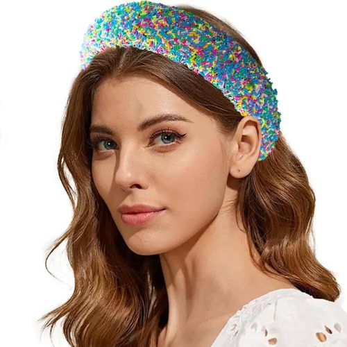 Kal-Bandeaux Rembourrés Pour Femme - Pour Mariage, Anniversaire, Bal De Fin D'année, Concours De Beauté, Fête, Noël, Halloween