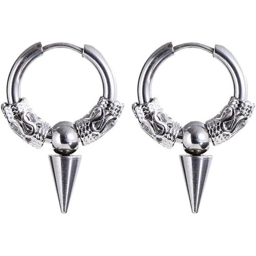 Kal-Hoop Boucles D'oreilles Médicales En Acier Inoxydable Vintage Cartilage Perforé Bijoux Boucles D'oreilles Convient Rétro Huggie Hoop Pour Punk Hip Hop Boucles D'oreilles Hypoallergénique Argent
