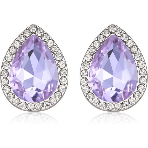 Kal-Femme Cristal Mariage Marié Goutte D'eau Boucles D'oreilles