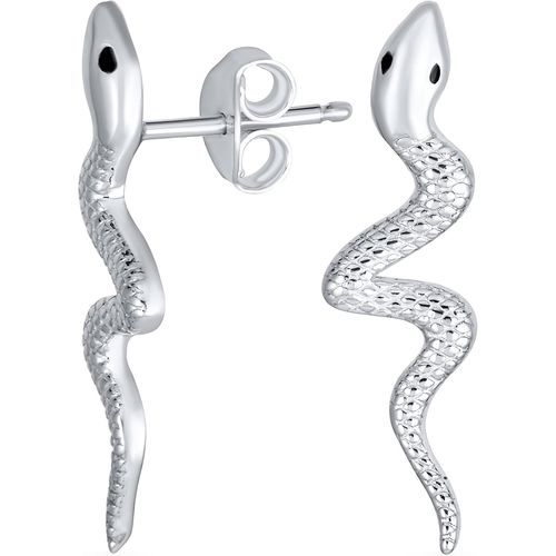 Kal-Pendentif De Boucles D'oreilles Pendantes En Serpent Serpent En Cartilage Égyptien Pour Femmes Adolescentes Jaune, Or Rose Superposé .925 En Argent Sterling
