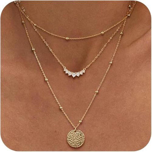 Kal-Colliers Femmes En Or/Argent Pour Collier En Acier Inoxydable Pendentif Personnalisé Bijoux Tendance Empilés Pour Femmes