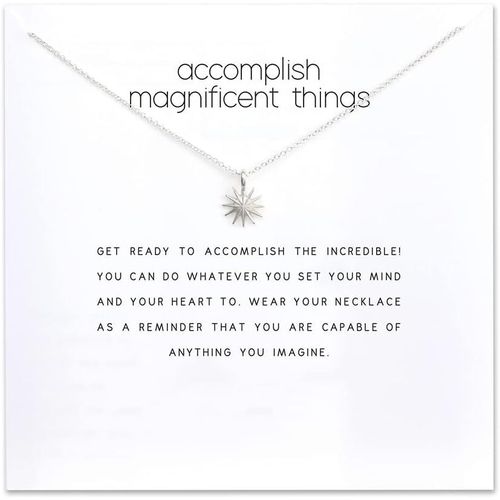 Kal-Amitié Argent Y Soleil Chat Kitty Collier Bonne Chance Éléphant Pendentif Chaîne Chaînes Avec Message Blanc Cadeau Pour Femmes Et S?urs, Zinc