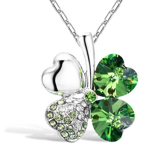 Kal-Four Leaf Clover Collier Pendentif